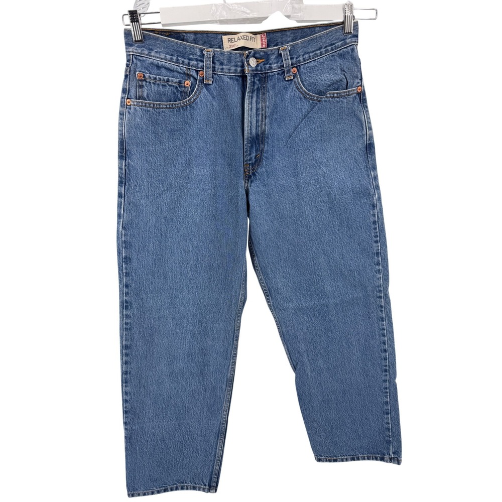 Vintage Levi 550 Jeans Men's‎ 34x29 Bat wing Blue Relaxed  Fit  Real (32x29) Y2k